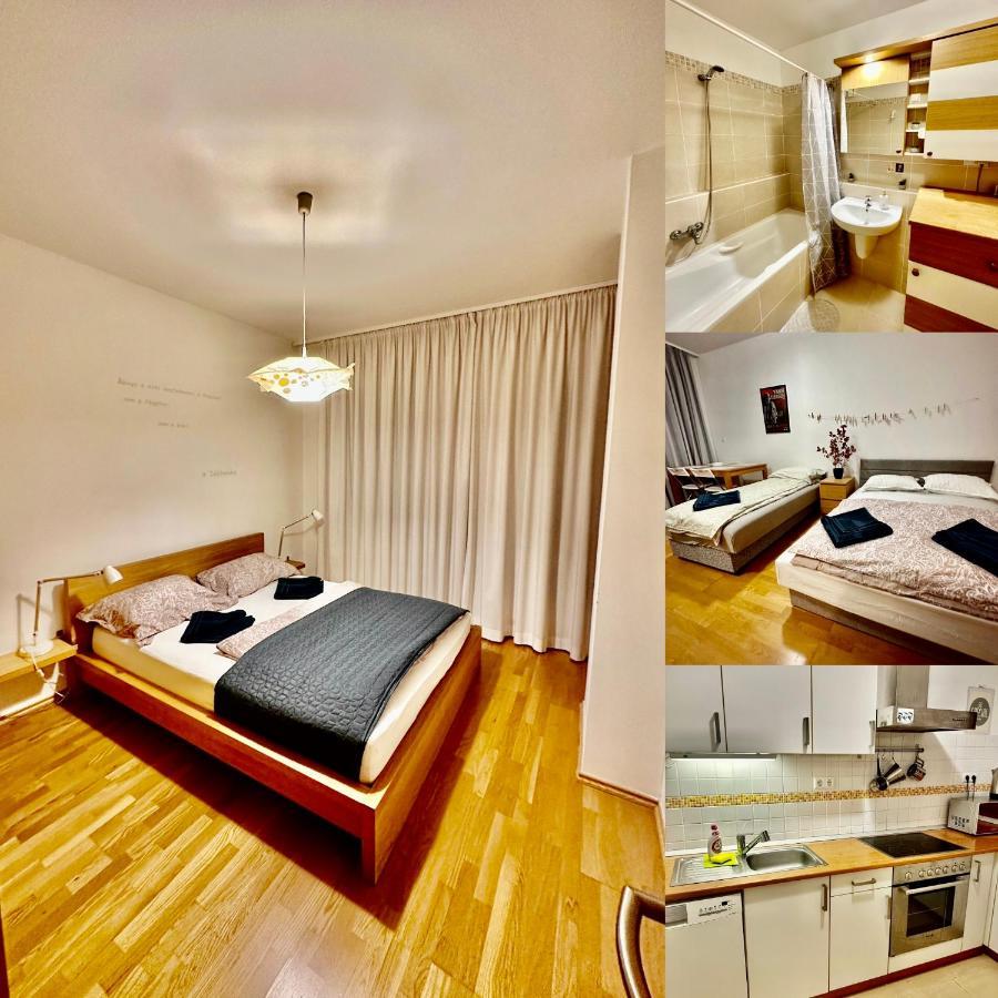 Central Apartment With Balcony Budapest Luaran gambar