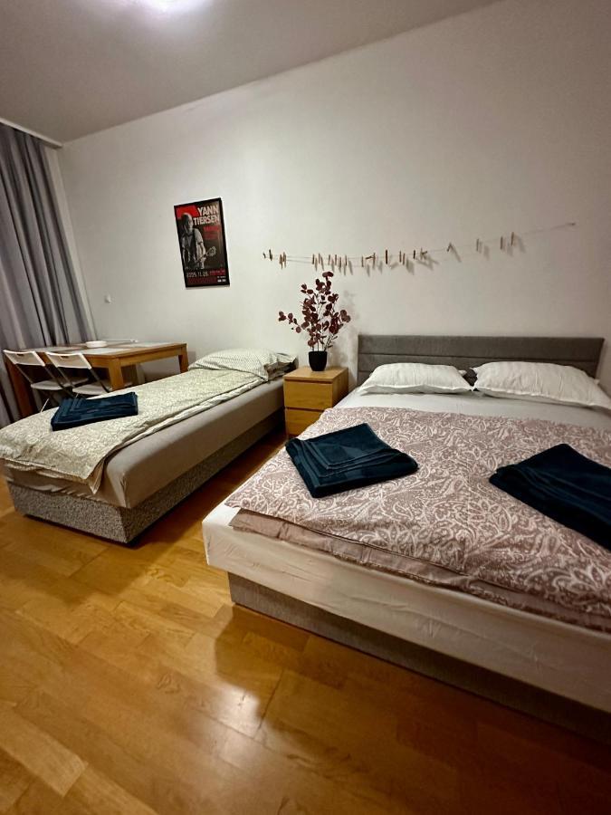Central Apartment With Balcony Budapest Luaran gambar